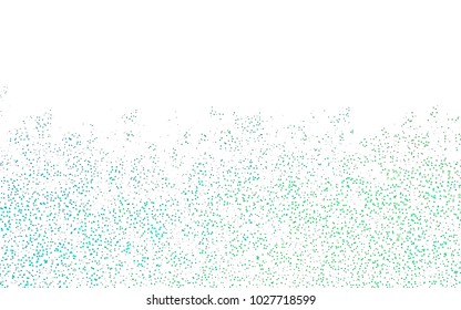 Light Blue, Green vector of small triangles on white background. Illustration of abstract texture of triangles. Pattern design for banner, poster, cover.