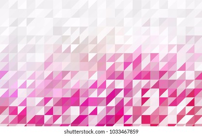Light Blue, Green vector of small triangles on white background. Illustration of abstract texture of triangles. Pattern design for banner, poster, cover.