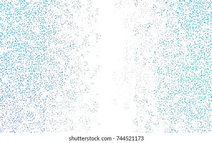 Light Blue, Green vector of small triangles on white background. Illustration of abstract texture of triangles. Pattern design for banner, poster, cover.