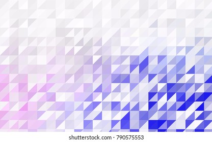 Light Blue, Green vector of small triangles on white background. Illustration of abstract texture of triangles. Pattern design for banner, poster, cover.