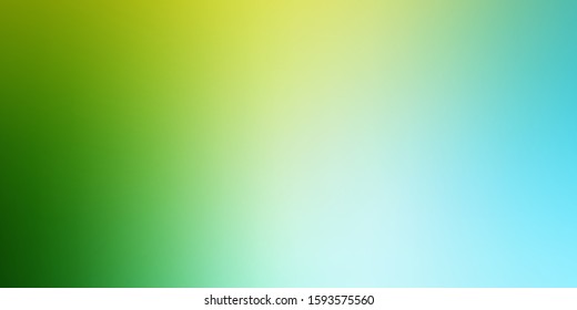 Light Blue, Green vector smart blurred pattern. Elegant bright illustration with gradient. Base for your app design.