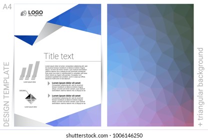 Light Blue, Green vector  template for landing pages. Blurred decorative design in abstract style with textbox. Pattern can be used as a template for calendars.