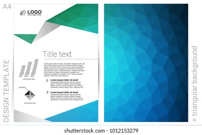Light Blue, Green vector  template for landing pages. Web interface on abstract background with colorful gradient. New design for a poster, banner of your website.