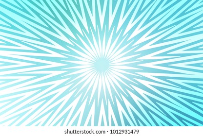 Light Blue, Green vector template with repeated sticks. Glitter abstract illustration with colored sticks. The pattern for ad, booklets, leaflets.