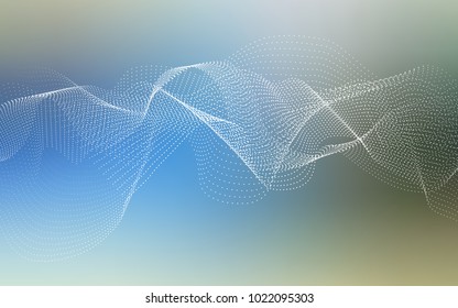 Light Blue, Green vector template with circles. Illustration with set of shining colorful abstract circles. The pattern can be used for aqua ad, booklets.