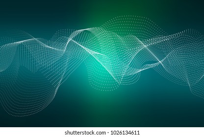 Light Blue, Green vector template with circles. Illustration with set of shining colorful abstract circles. The pattern can be used for beautiful websites.