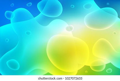Light Blue, Green vector template with bent lines. Modern gradient abstract illustration with bandy lines. New composition for your brand book.