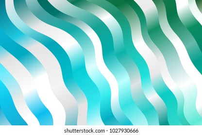 Light Blue, Green vector template with liquid shapes. Brand-new colored illustration in marble style with gradient. A completely new marble design for your business.