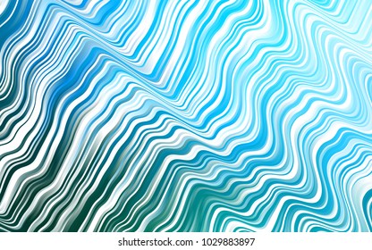 Light Blue, Green vector template with bubble shapes. A vague circumflex abstract illustration with gradient. New composition for your brand book.