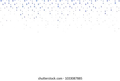 Light Blue, Green vector template with isolated numerals. Illustration with Numeral symbols on abstract template. Template can be used as a background for ads of typography.