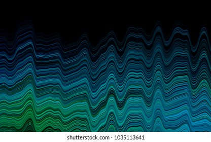 Light Blue, Green vector template with lines, ovals. A completely new color illustration in marble style. A completely new template for your business design.