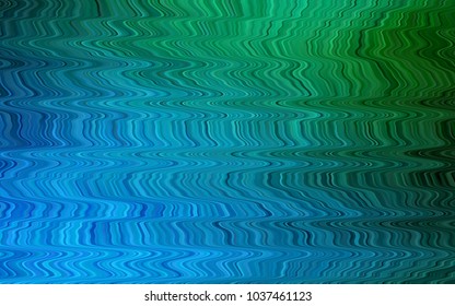 Light Blue, Green vector template with bubble shapes. Brand-new colored illustration in marble style with gradient. Brand-new design for your ads, poster, banner.