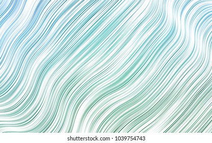 Light Blue, Green vector template with bubble shapes. Brand-new colored illustration in marble style with gradient. Textured wave pattern for backgrounds.