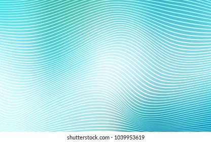 Light Blue, Green vector template with lines. A completely new color illustration in a vague style. The completely new template for your brand book.