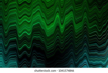 Light Blue, Green vector template with abstract lines. Brand-new colored illustration in marble style with gradient. A new texture for your  ad, booklets, leaflets.