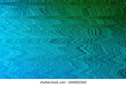Light Blue, Green vector template with liquid shapes. Blurred geometric sample with gradient bubbles.  Brand-new design for your ads, poster, banner.