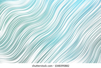 Light Blue, Green vector template with bent ribbons. Colorful illustration in abstract marble style with gradient. Marble style for your business design.