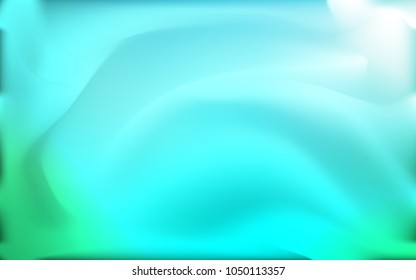 Light Blue, Green vector template with bent lines. Creative geometric illustration in marble style with gradient. The template for cell phone backgrounds.