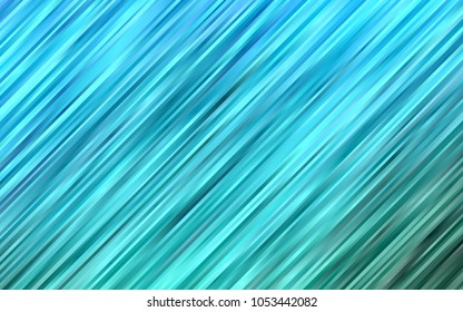Light Blue, Green vector template with lines, ovals. Shining illustration, which consist of blurred lines, circles. Textured wave pattern for backgrounds.