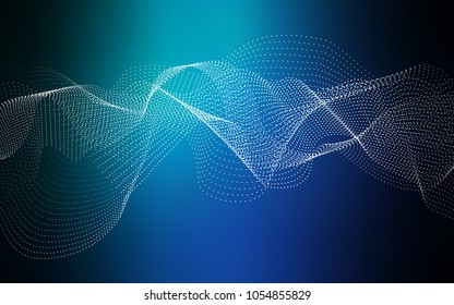 Light Blue, Green vector template with circles. Blurred bubbles on abstract background with colorful gradient. New design for ad, poster, banner of your website.