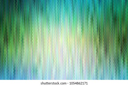 Light Blue, Green vector template with abstract circles. Blurred geometric sample with gradient bubbles.  The best blurred design for your business.