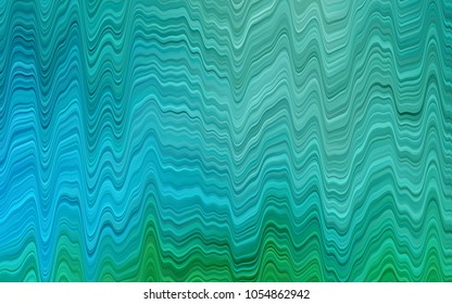 Light Blue, Green vector template with bubble shapes. Brand-new colored illustration in marble style with gradient. The best blurred design for your business.