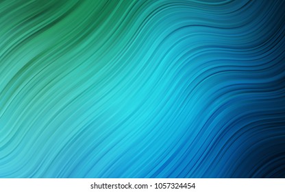 Light Blue, Green vector template with bubble shapes. Creative illustration in halftone marble style with gradient. A completely new memphis design for your business.