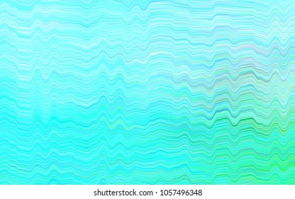 Light Blue, Green vector template with liquid shapes. Brand-new colored illustration in marble style with gradient. Brand-new design for your ads, poster, banner.