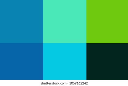 Light Blue, Green vector template with rainbow of colours. Abstract palette with samples of rainbow colors. Template of colors for smart designers.