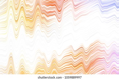 Light Blue, Green vector template with bent ribbons. Geometric illustration in marble style with gradient.  The best blurred design for your business.
