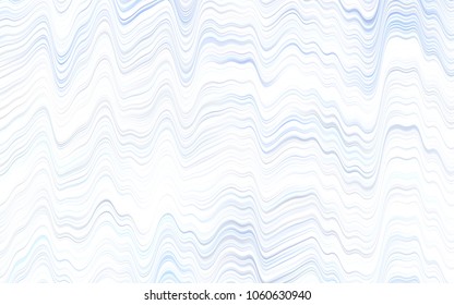Light Blue, Green vector template with bent ribbons. Blurred geometric sample with gradient bubbles.  Pattern for your business design.