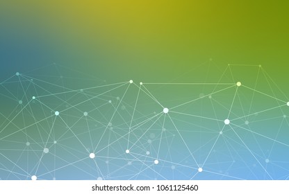 Light Blue, Green vector template with circles, triangles. Abstract illustration with colorful discs and triangles. New design for ad, poster, banner of your website.