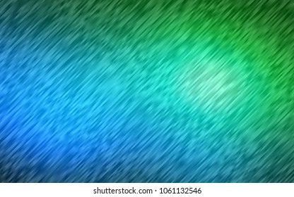 Light Blue, Green vector template with repeated sticks. Modern geometrical abstract illustration with staves. The pattern can be used for websites.