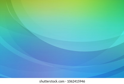 Light Blue, Green vector template with bubble shapes. Creative illustration in halftone marble style with gradient. New composition for your brand book.