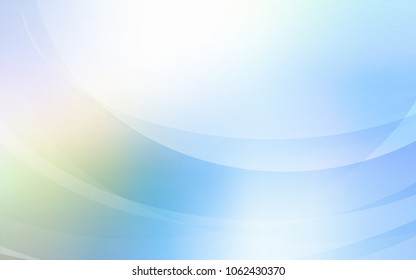 Light Blue, Green vector template with lava shapes. Shining crooked illustration in marble style. A completely new memphis design for your business.