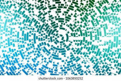Light Blue, Green vector template with bent lines. Shining crooked illustration in marble style. The template for cell phone backgrounds.