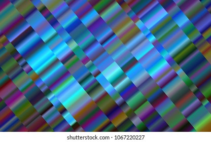 Light Blue, Green vector template with repeated sticks. Shining colored illustration with narrow lines. The pattern can be used for websites.