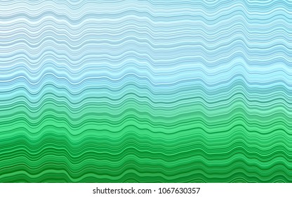 Light Blue, Green vector template with abstract lines. Creative geometric illustration in marble style with gradient. The template for cell phone backgrounds.