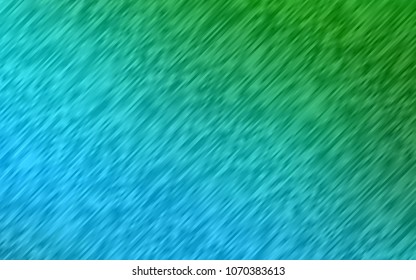 Light Blue, Green vector template with repeated sticks. Decorative shining illustration with lines on abstract template. The pattern can be used as ads, poster, banner for commercial.