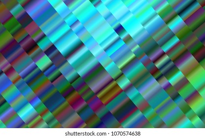 Light Blue, Green vector template with repeated sticks. Shining colored illustration with narrow lines. The pattern can be used for busines ad, booklets, leaflets