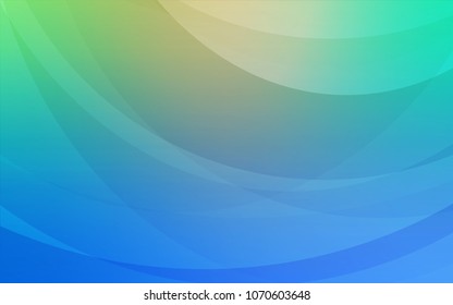 Light Blue, Green vector template with abstract circles. Colorful illustration in abstract marble style with gradient. Brand-new design for your ads, poster, banner.
