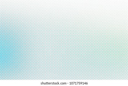 Light Blue, Green vector  template with circles. Blurred bubbles on abstract background with colorful gradient. The pattern can be used for aqua ad, booklets.