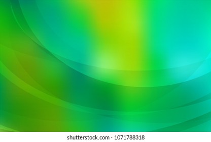 Light Blue, Green vector template with bent ribbons. Shining crooked illustration in marble style. A new texture for your  ad, booklets, leaflets.