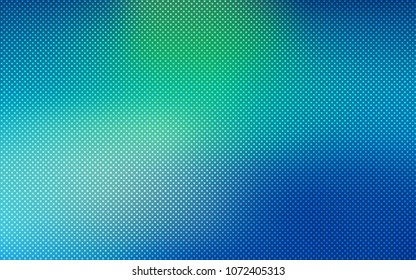 Light Blue, Green vector template with circles. Abstract illustration with colored bubbles in nature style. Completely new template for your brand book.