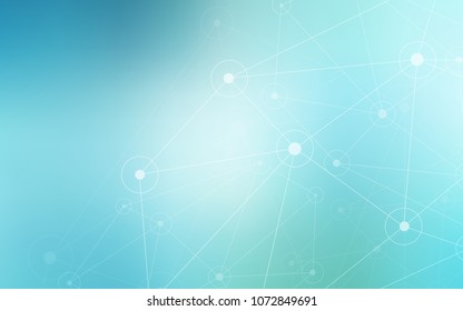 Light Blue, Green vector template with circles, triangles. Illustration with set of colorful abstract circles and lines. New design for ad, poster, banner of your website.
