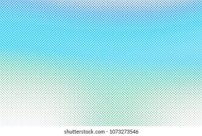 Light Blue, Green vector  template with circles. Abstract illustration with colored bubbles in nature style. Beautiful design for your business natural advert.