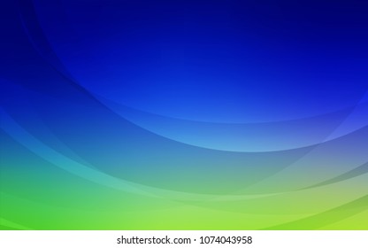 Light Blue, Green vector template with liquid shapes. Creative illustration in halftone marble style with gradient. Pattern for your business design.