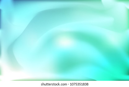 Light Blue, Green vector template with lava shapes. Geometric illustration in marble style with gradient.  Pattern for your business design.