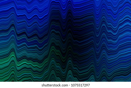 Light Blue, Green vector template with liquid shapes. Colorful illustration in abstract marble style with gradient. Pattern for your business design.