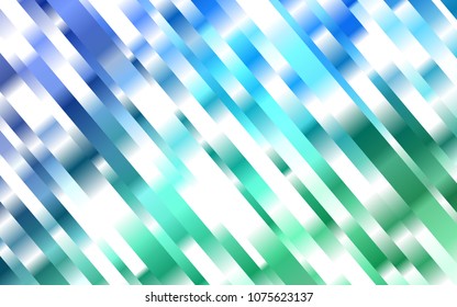 Light Blue, Green vector template with repeated sticks. Modern geometrical abstract illustration with staves. Best design for your ad, poster, banner.